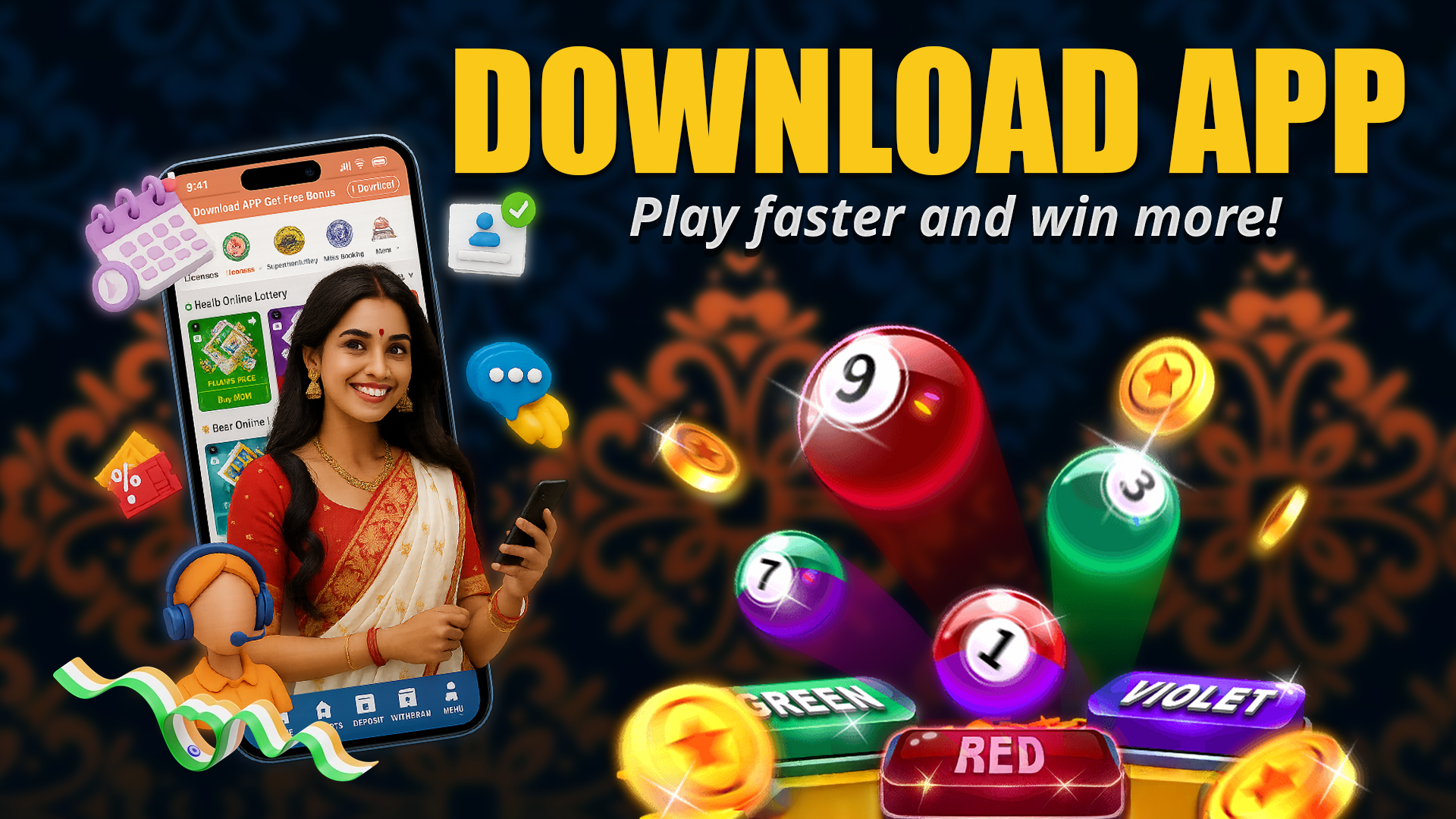 Join Betbhai9 to get welcome bonus